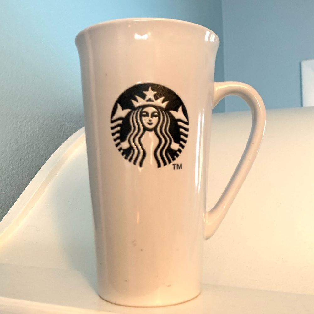 Starbucks Tall Coffee Mug with Black Logo